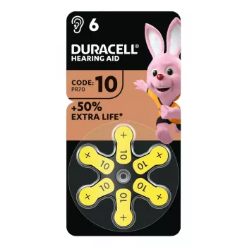 Bateria pastylkowa cynkowo-powietrzna Duracell 1,45 V model 397888 (Typ 10)