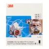 Respirator 3M 6000 Series L, półmaska wielokrotnego użytku, rozmiar L, szary