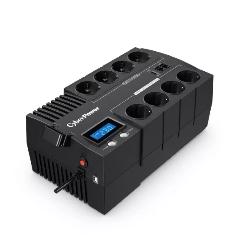 CyberPower BR1200ELCD zasilacz awaryjny (UPS) Line-Interactive 1,2 kVA 720 W 8 gniazd AC