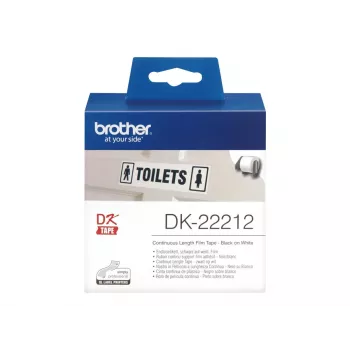 Taśma foliowa ciągła Brother DK22212