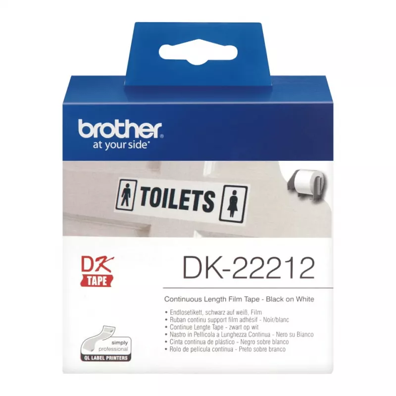 Taśma foliowa ciągła Brother DK22212
