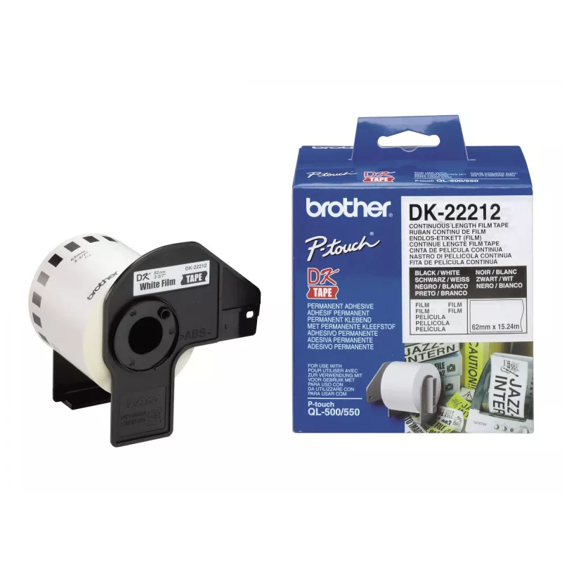 Taśma foliowa ciągła Brother DK22212