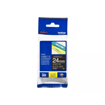 Taśma etykietująca Brother TZe355 24mm Biały na czarnym