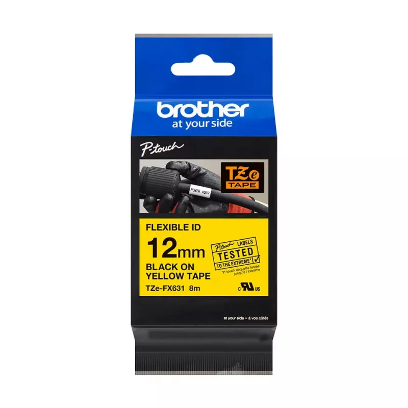 Taśma do etykieciarki TZ Brother TZE-FX631