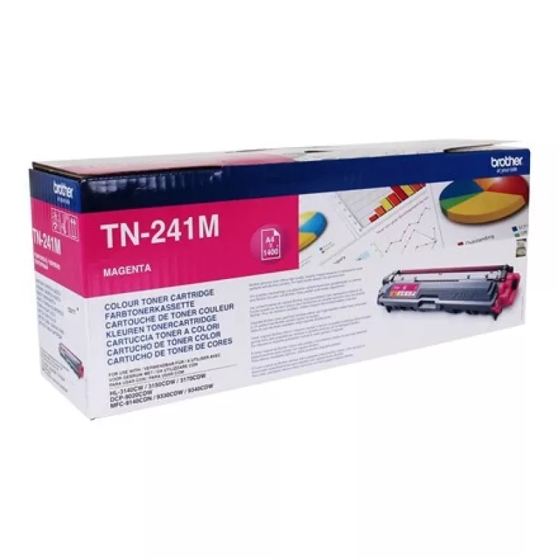 Kaseta z tonerem Brother TN-241M 1200 stron magenta