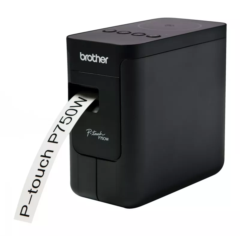 Brother PT-P750W | Mono | Termiczna | Drukarka etykiet | Wi-Fi | Maksymalny format ISO A-series Inny | Czarny