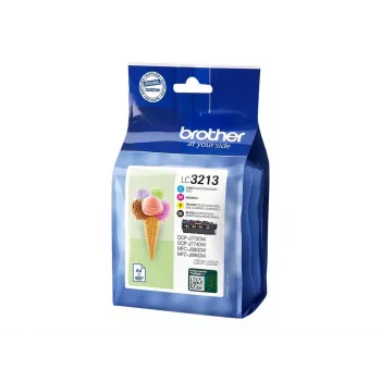 Cartridge Brother LC3213VALDR Czarny cyjan magenta żółty