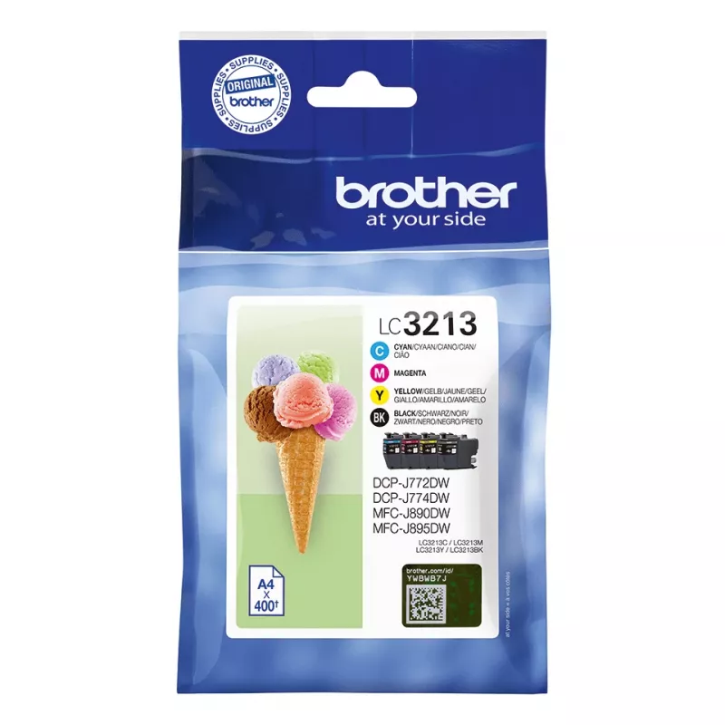 Cartridge Brother LC3213VALDR Czarny cyjan magenta żółty