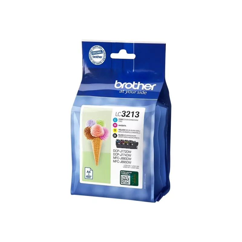 Cartridge Brother LC3213VALDR Czarny cyjan magenta żółty