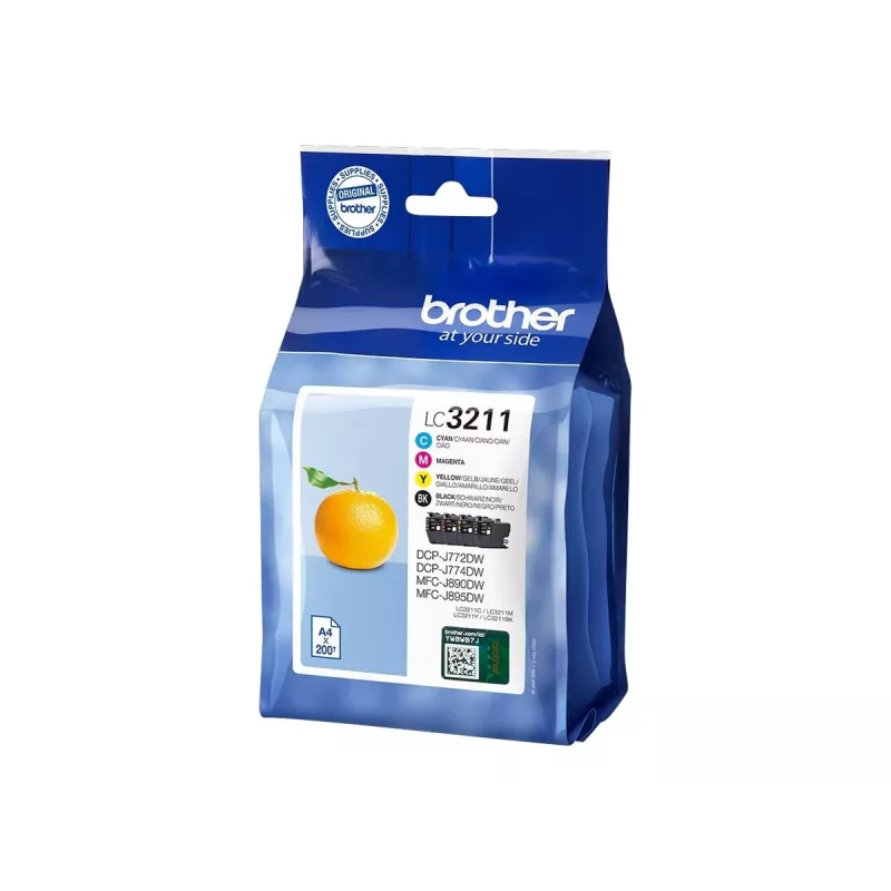 Multipack Brother LC3211VALDR Czarny cyjan magenta żółty