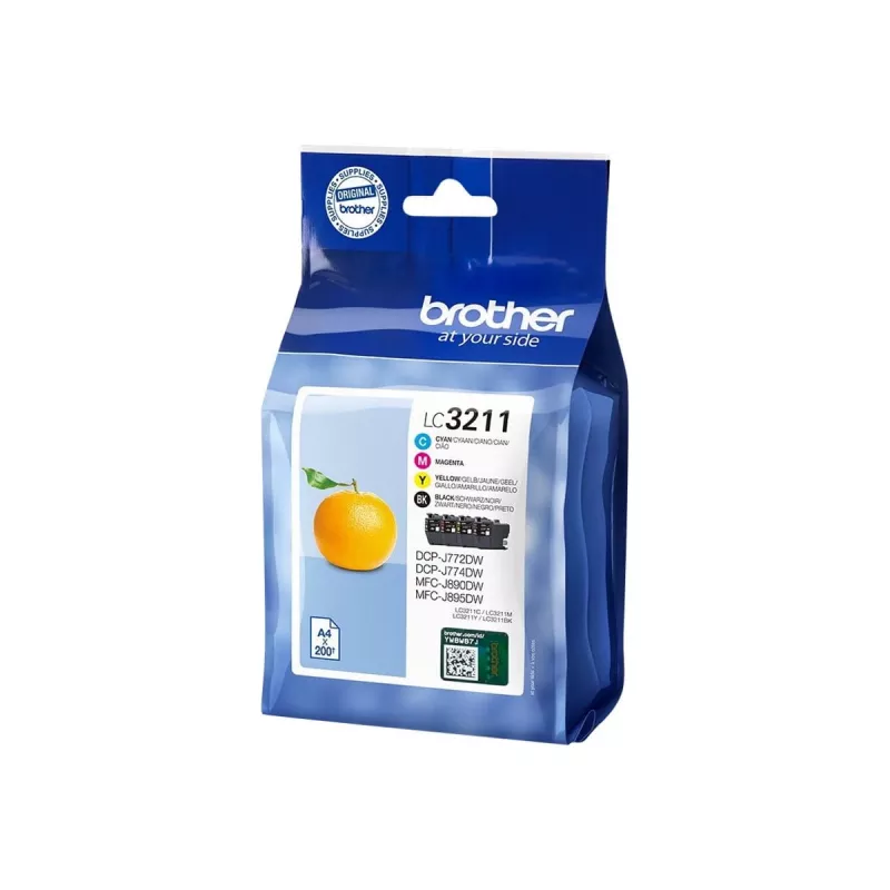 Multipack Brother LC3211VALDR Czarny cyjan magenta żółty