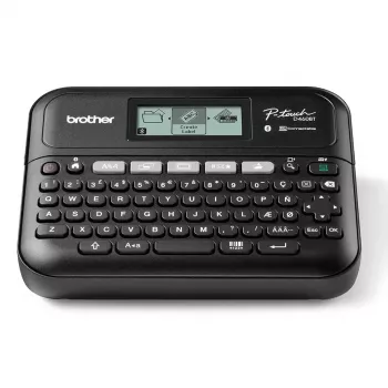 Drukarka etykiet Brother PT-D460BTVP Termotransferowa 180×180 DPI 30 mm/s Przewodowa i Bluetooth QWERTY Taśma TZe