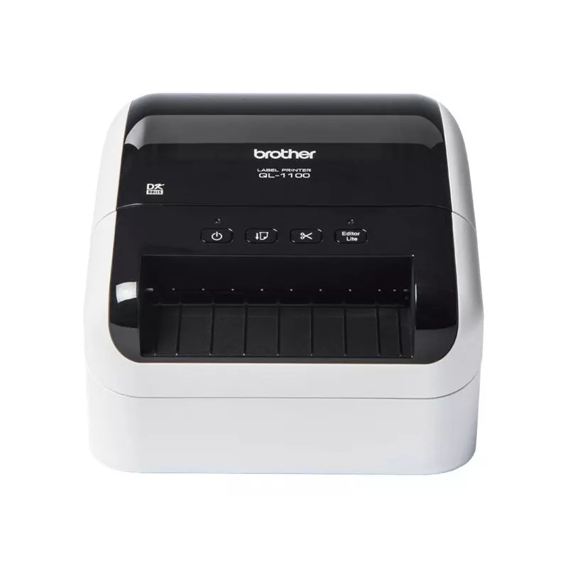Drukarka etykiet Brother QL-1100 Termiczna bezpośrednia 300 x 300 DPI 110 mm/s Przewodowa DK