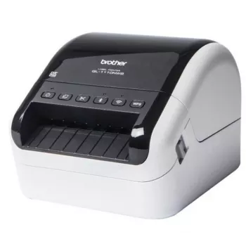 Brother QL-1110NWB, DK, termiczny bezpośredni, 300 x 300 DPI, 110 mm/s, przewodowy i bezprzewodowy, czarny, biały