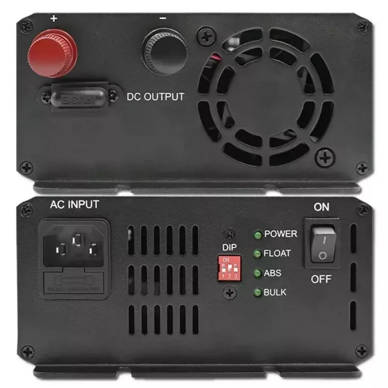 Prostownik QOLTEC 51955 — 30A 12V do LiFePO4, AGM, ŻEL, SLA