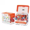 Klocki konstrukcyjne Marioinex Mini Waffle Constructor 300 — kompatybilny zestaw klocków, 300 elementów, wielokolorowy
