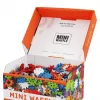 Zestaw klocków konstrukcyjnych Marioinex Mini Waffle Konstruktor 500, 500 elementów, można prać w pralce, wielokolorowy