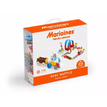 Zestaw klocków konstrukcyjnych Marioinex 902820 — 140 mini klocków waflowych dla chłopców