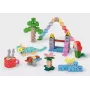 Klocki konstrukcyjne Marioinex Mini Waffle, pastelowe, 300 elementów