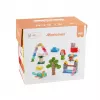 Klocki konstrukcyjne Marioinex Mini Waffle, pastelowe, 300 elementów