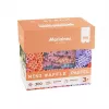 Klocki konstrukcyjne Marioinex Mini Waffle, pastelowe, 300 elementów