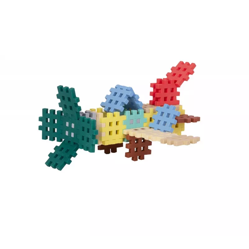 Klocki konstrukcyjne Marioinex Mini Waffle, pastelowe, 140 elementów