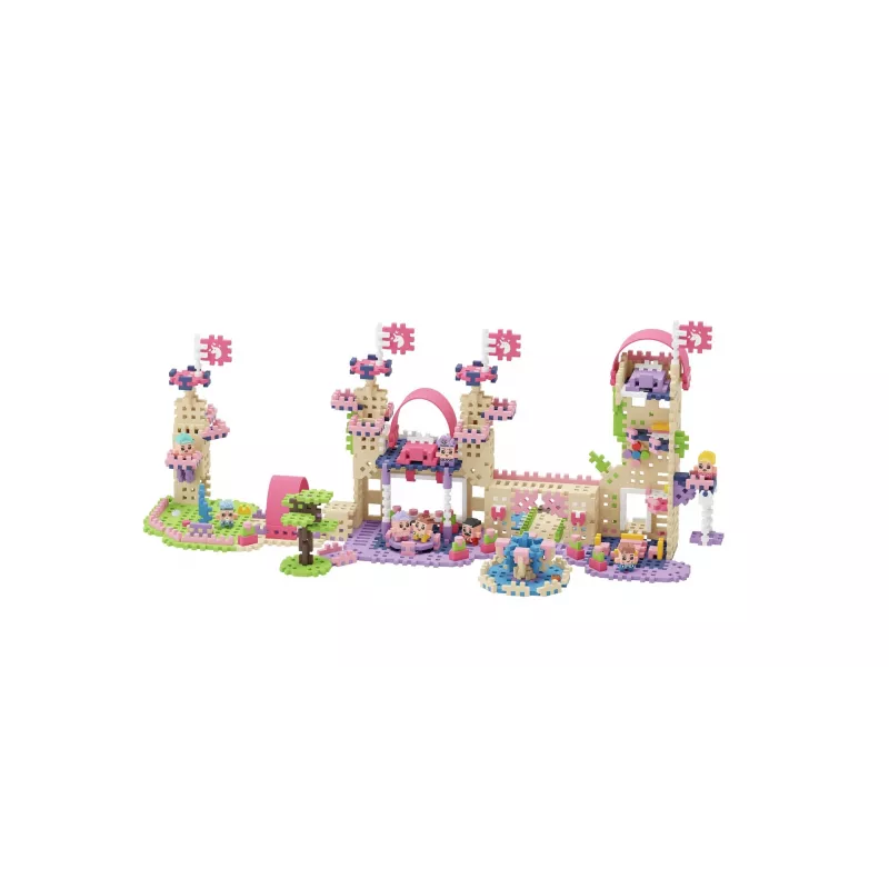 Zestaw klocków konstrukcyjnych Marioinex Waffle Mini Blocks Princess — 280 elementów, wielokolorowe, pudełko, wiek 6+