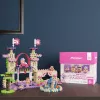 Zestaw klocków konstrukcyjnych Marioinex Waffle Mini Blocks Princess — 280 elementów, wielokolorowe, pudełko, wiek 6+