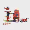 Zestaw konstrukcyjny Marioinex Waffle Blocks Remiza Strażacka 280 elementów, model 906279