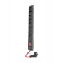 ACAR S8 Black 8 gniazd(a) AC 230 V 3m