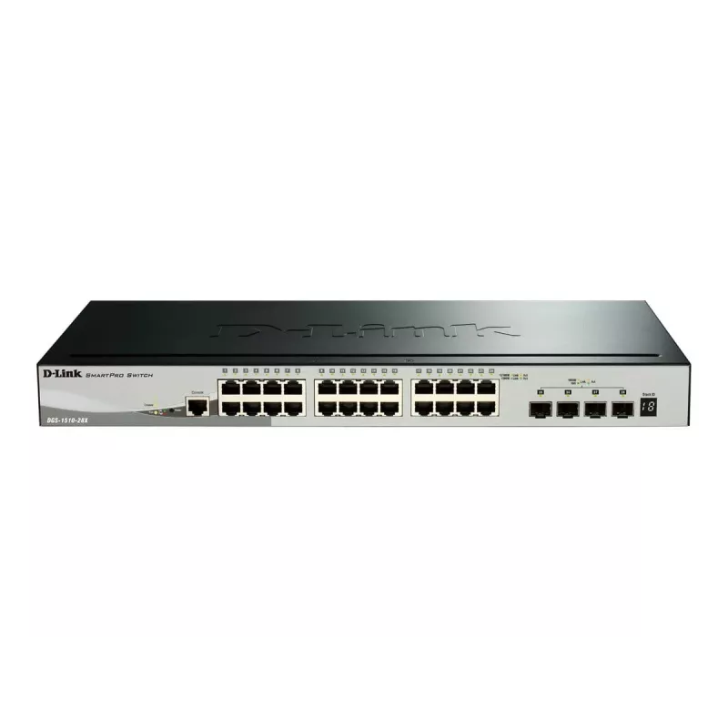 D-Link DGS-1510 Managed L3 Gigabit Ethernet (10/100/1000) Czarny