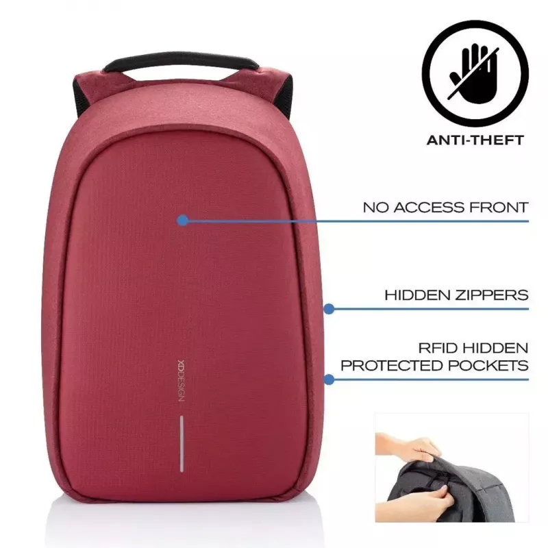 Plecak XDDESIGN Bobby Hero Small — Antykradzieżowy Wodoodporny Plecak Codzienny, Kompaktowy Rozmiar