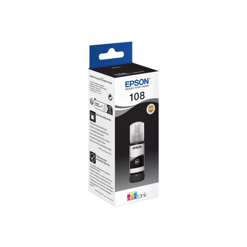 EPSON 108 EcoTank czarny atrament w butelce