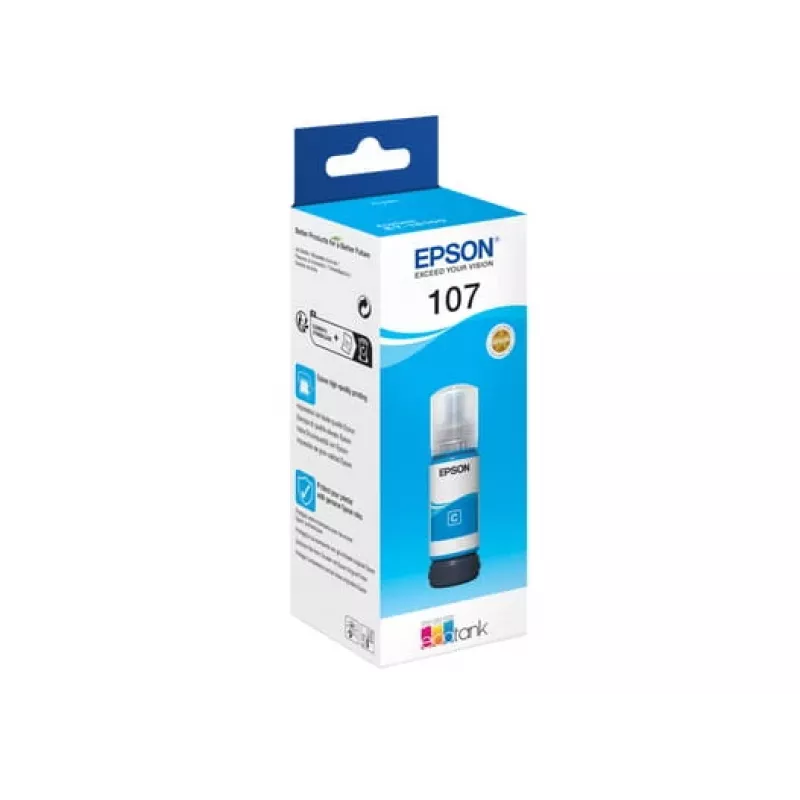 EPSON 108 EcoTank Butelka z tuszem w kolorze cyjan