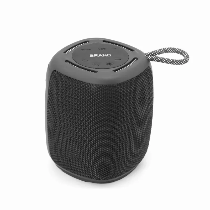 Głośnik przenośny Gembird SPK-BT-LED-03-BK Czarny