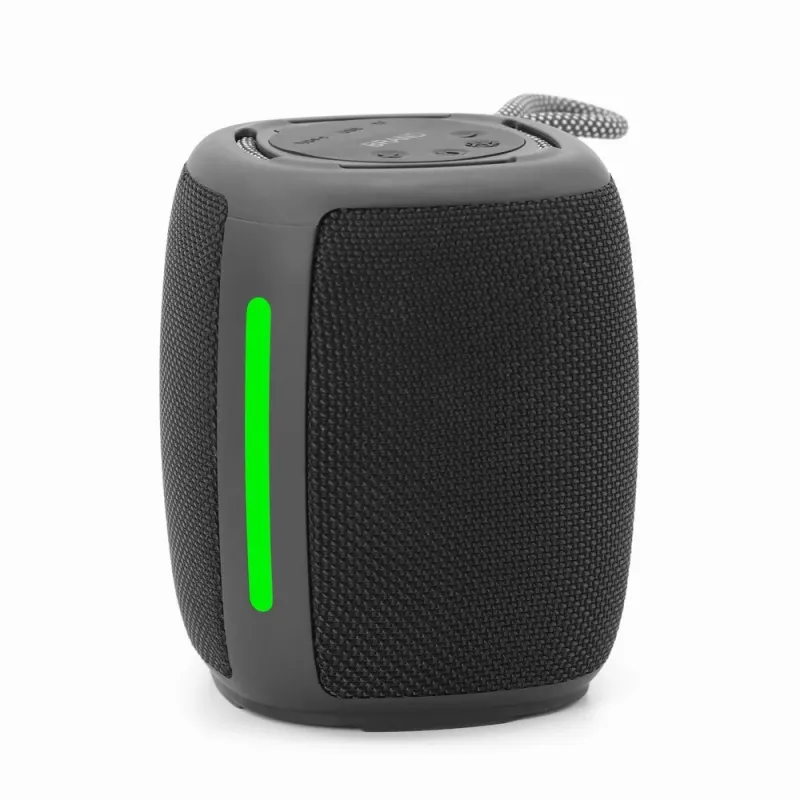 Głośnik przenośny Gembird SPK-BT-LED-03-BK Czarny