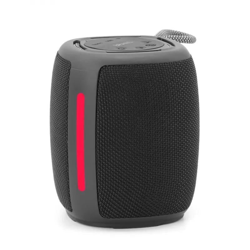 Głośnik przenośny Gembird SPK-BT-LED-03-BK Czarny