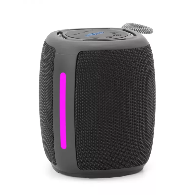 Głośnik przenośny Gembird SPK-BT-LED-03-BK Czarny