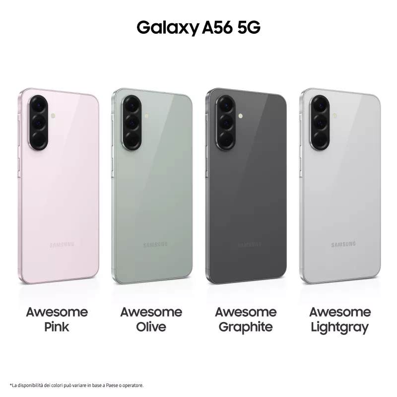 Samsung Galaxy A56 17 cm (6,7) Dual SIM Android 15 5G USB Type-C 8 GB 256 GB 5000 mAh Grafitowy