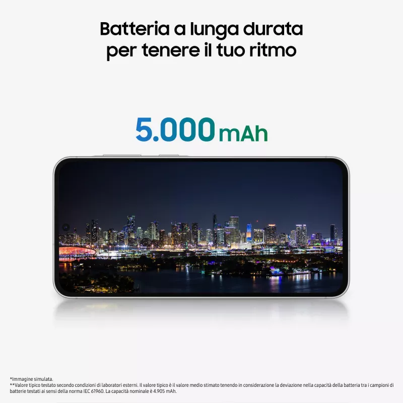Samsung Galaxy A56 17 cm (6.7) Dual SIM Android 15 5G USB Type-C 8 GB 128 GB 5000 mAh Grafitowy
