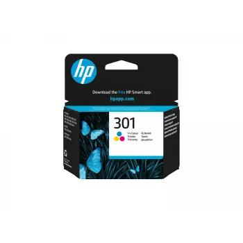 HP 301 Oryginalny wkład atramentowy trójkolorowy