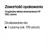 Oryginalny czarny wkład atramentowy HP 302