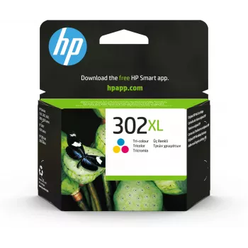 Kasetka z tuszem HP 302XL Tri-color