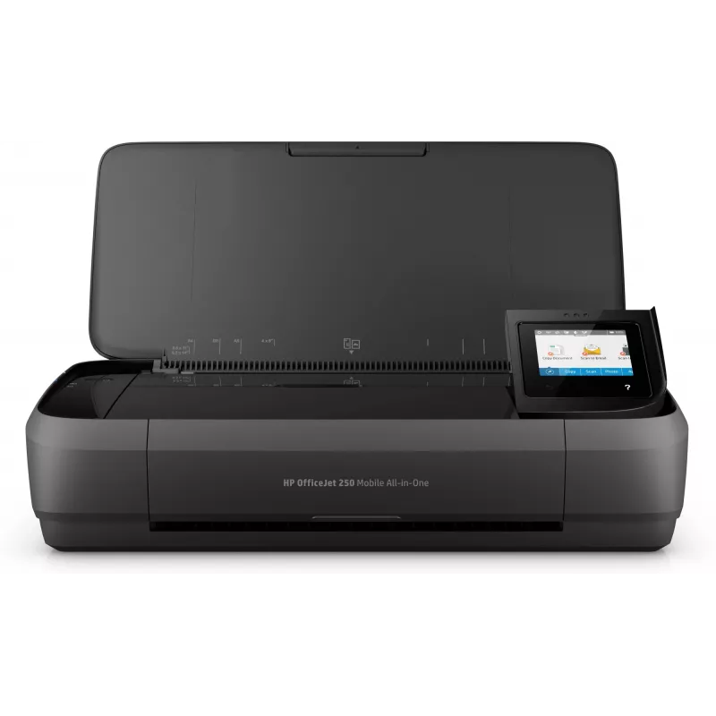 HP OfficeJet 250 Mobile All-in-One MFP — kolorowa atramentowa drukarka wielofunkcyjna A4 8 str./min Kopiowanie 10 str./min Druk 50 arkuszy USB Wi-Fi