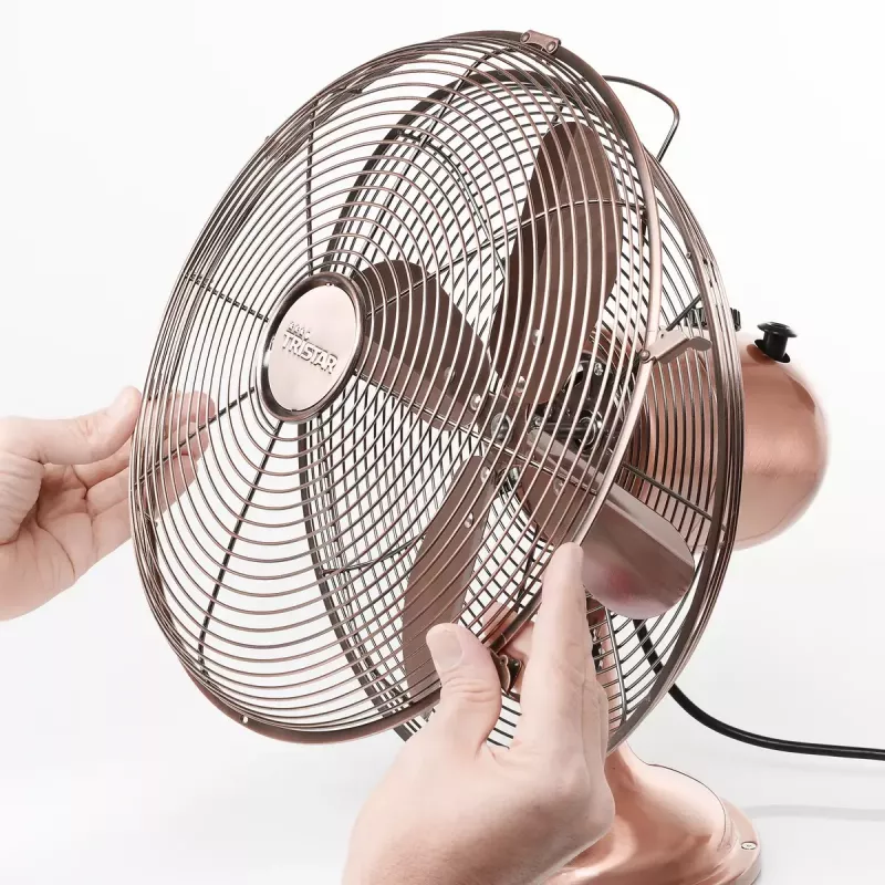 Wentylator stołowy Tristar VE-5970 Retro Table Fan miedziany 30 cm