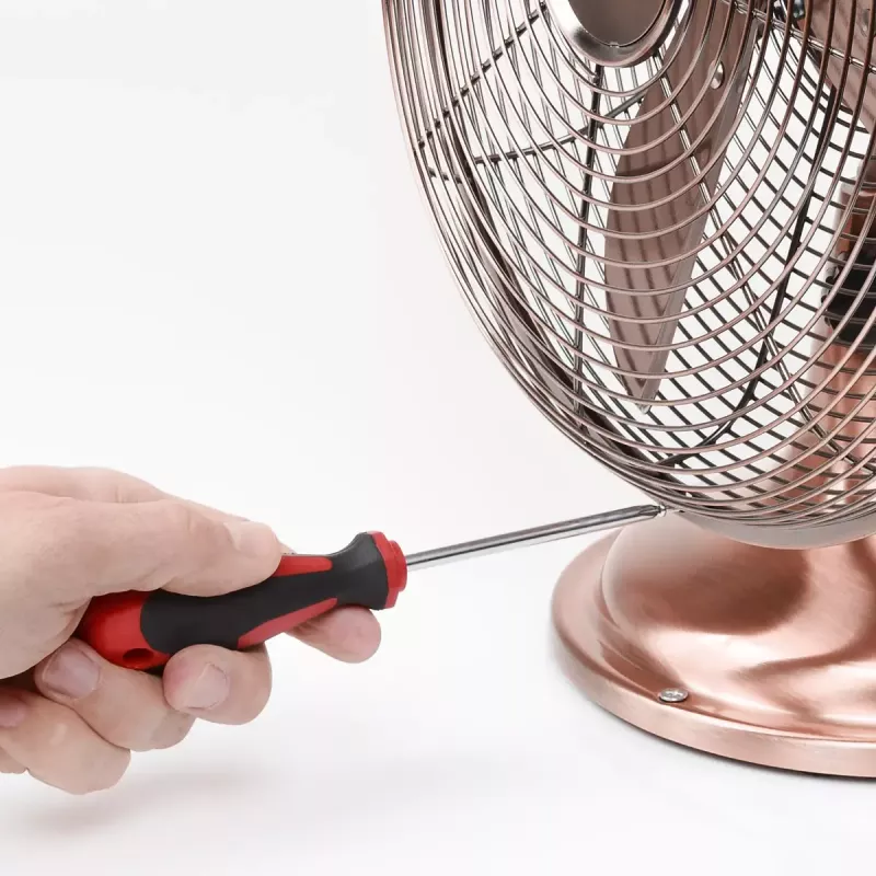 Wentylator stołowy Tristar VE-5970 Retro Table Fan miedziany 30 cm