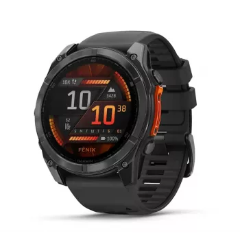Garmin Fenix 8 3,56 cm (1,4) AMOLED 51 mm Cyfrowy 454 x 454 pikseli Dotykowy Tytan Wi-Fi GPS (satelitarny)