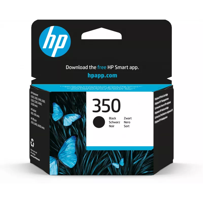 Oryginalny wkład atramentowy HP 350 czarny