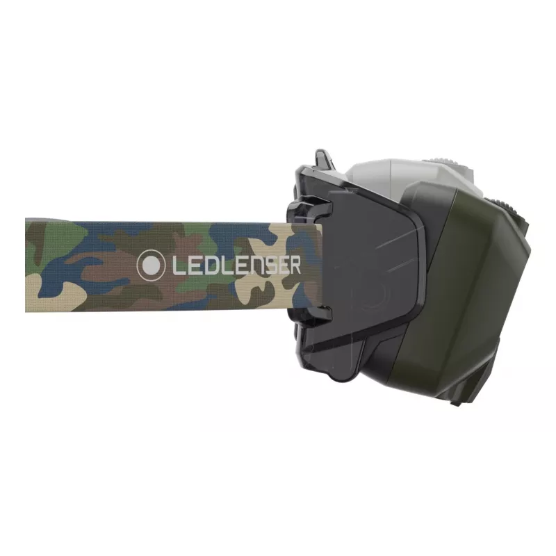 Ledlenser HF8R Core RGB Camouflage - latarka czołowa LED, zielony
