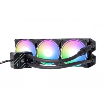 Alphacool Eisbaer Pro Aurora 360 Processor All-in-one liquid cooler 12 cm Czarny, biały 1 szt.